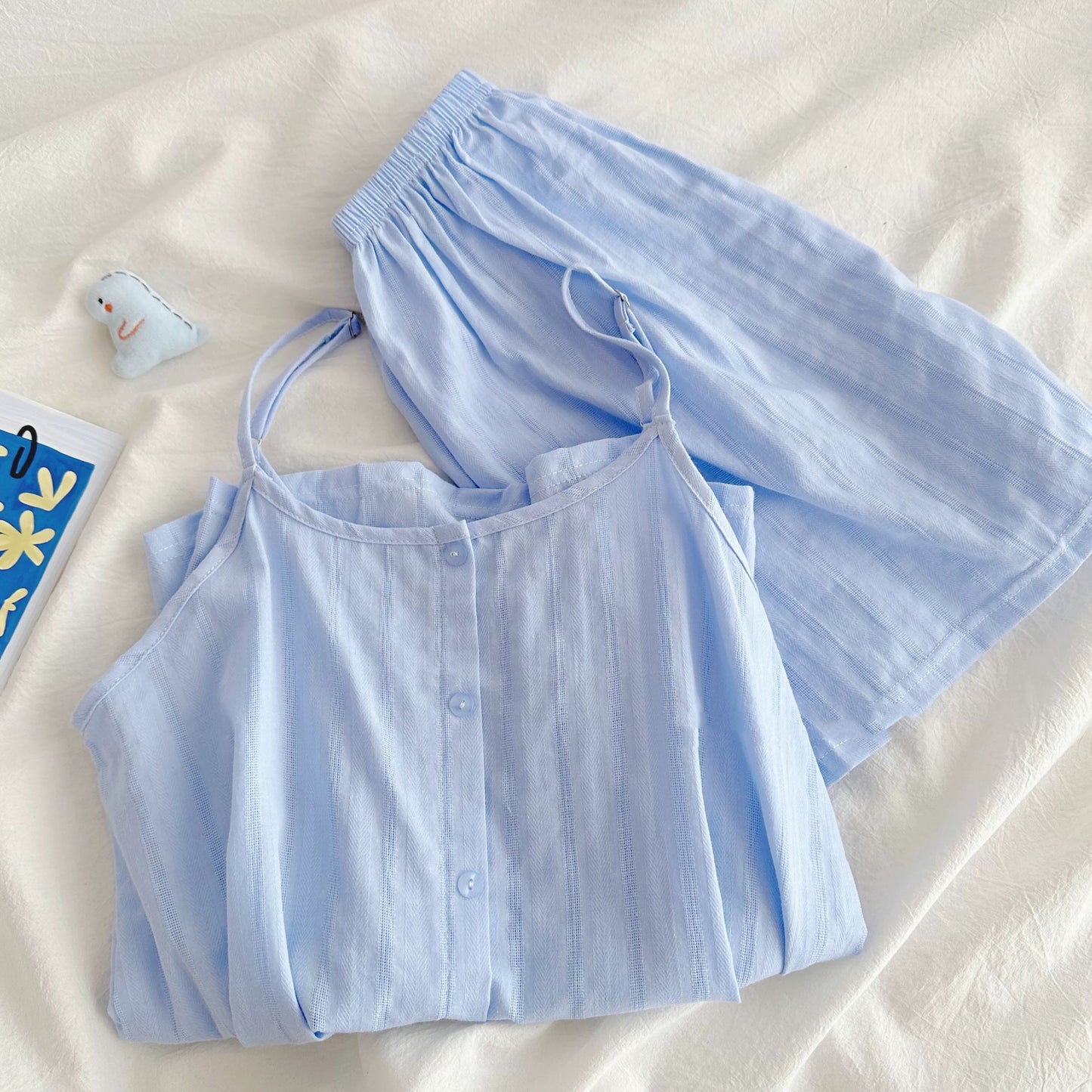Light Blue Cami Pajama Set