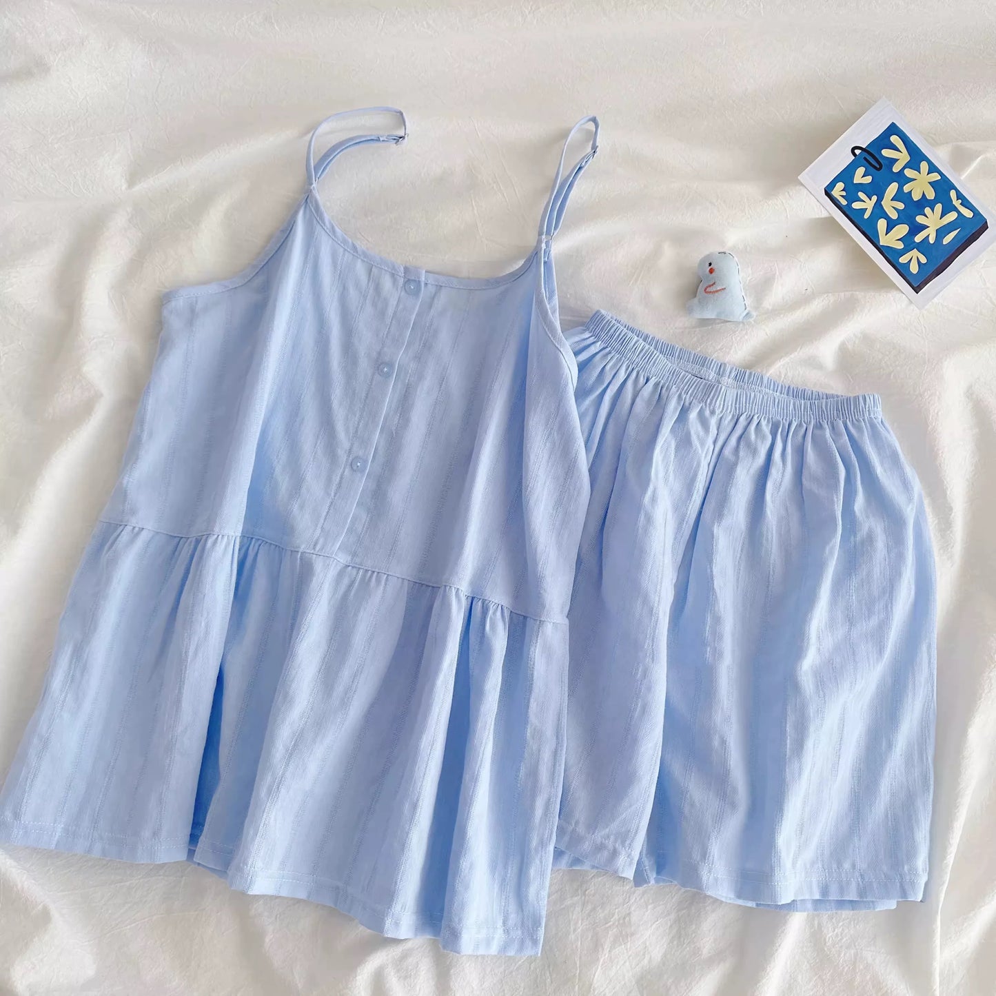 Light Blue Cami Pajama Set