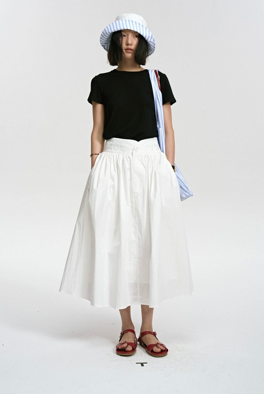 Seaside Breeze Striped Skirt
