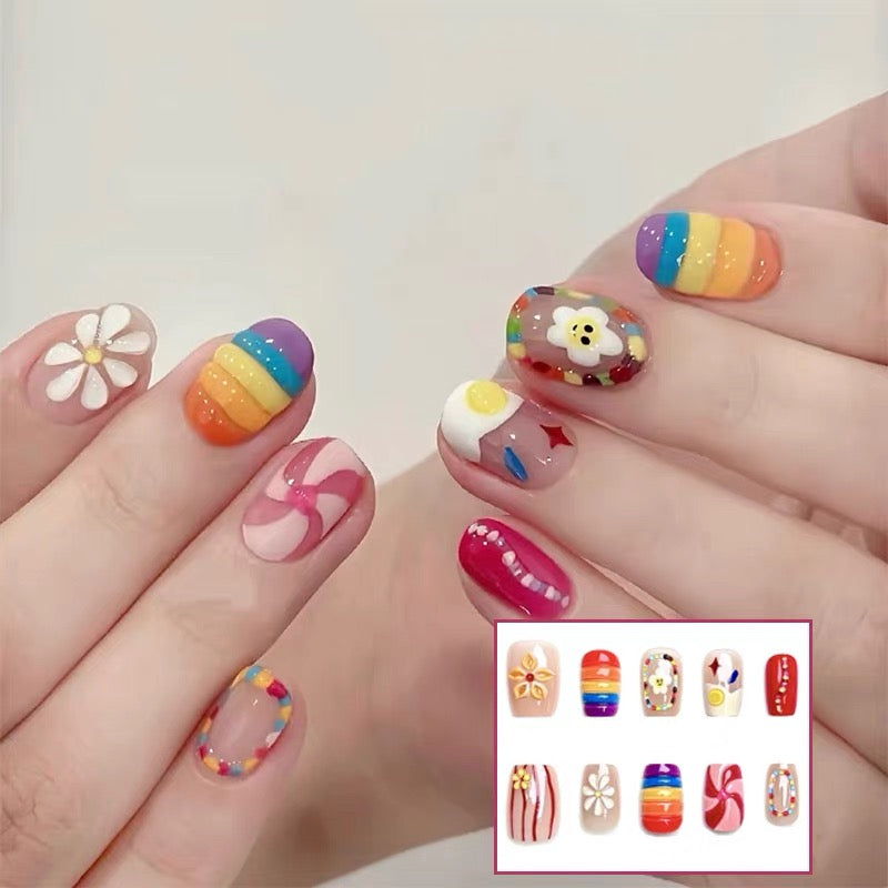 Rainbow Joy Nail Set