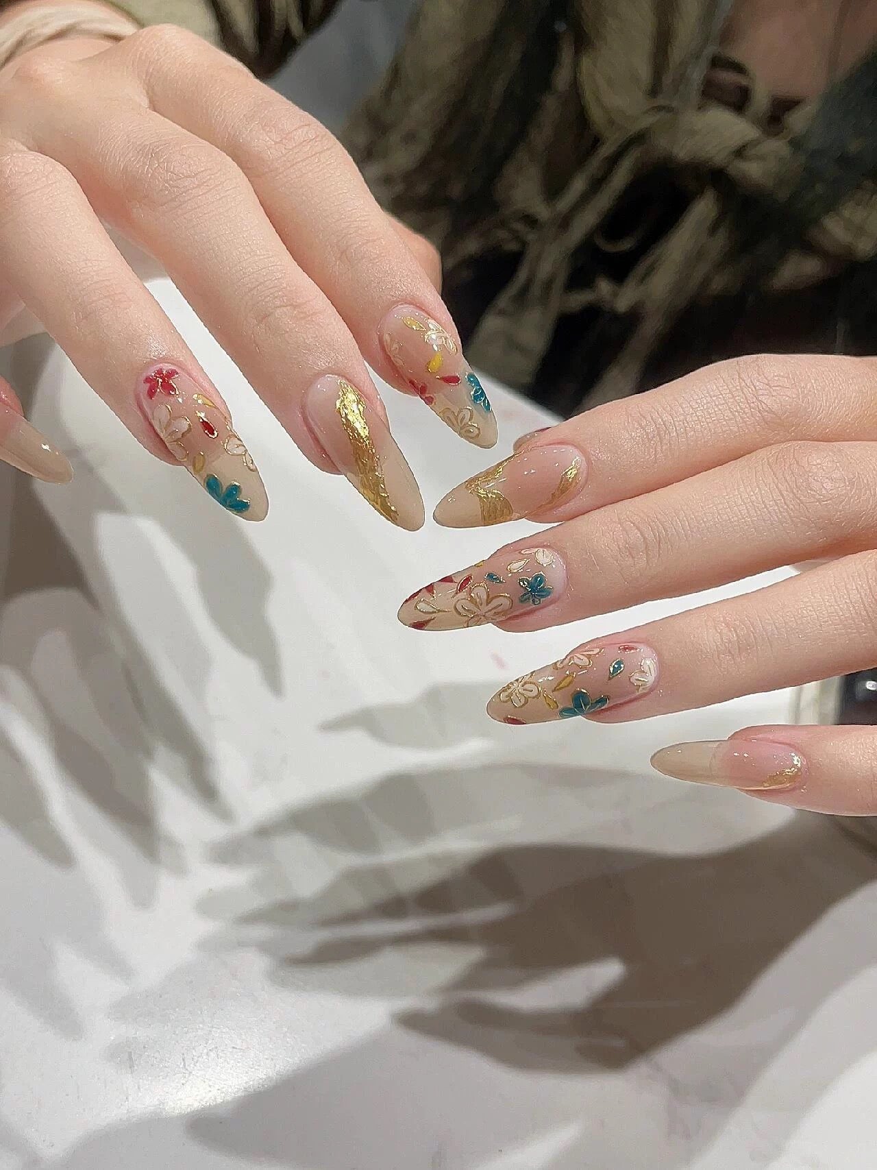 Golden Garden Nail Set