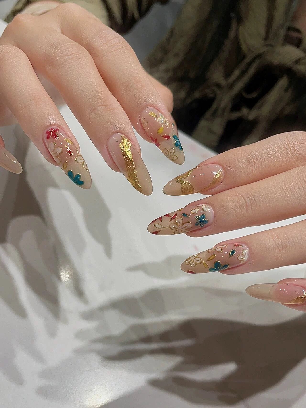 Golden Garden Nail Set