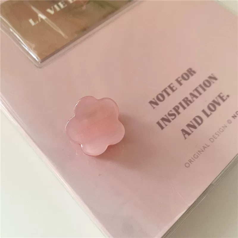 Mini Cloud Flower Claw Clip Set – 9pcs Pastel & Tortoise