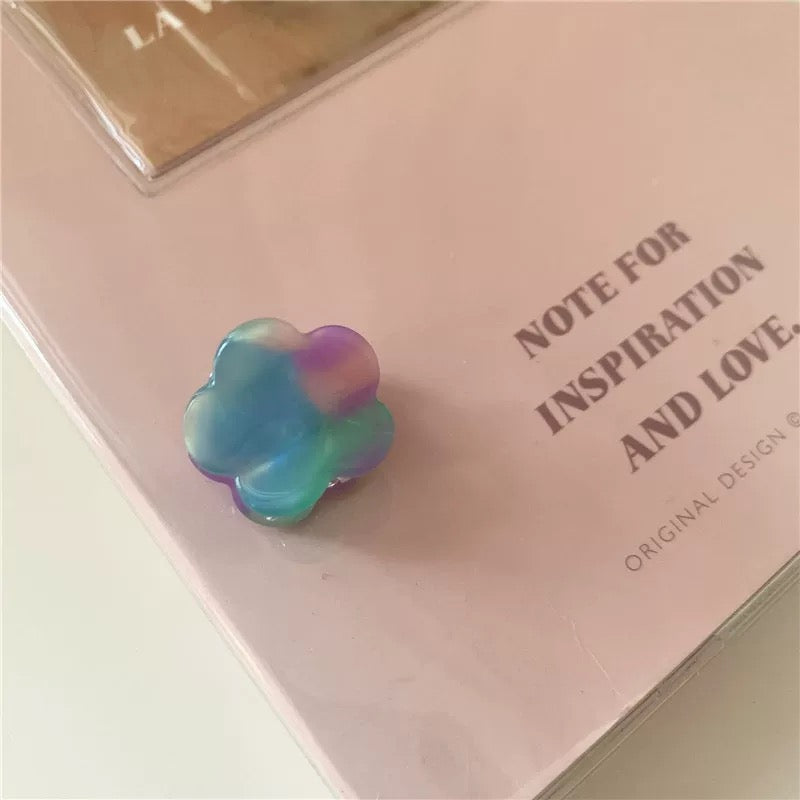 Mini Cloud Flower Claw Clip Set – 9pcs Pastel & Tortoise
