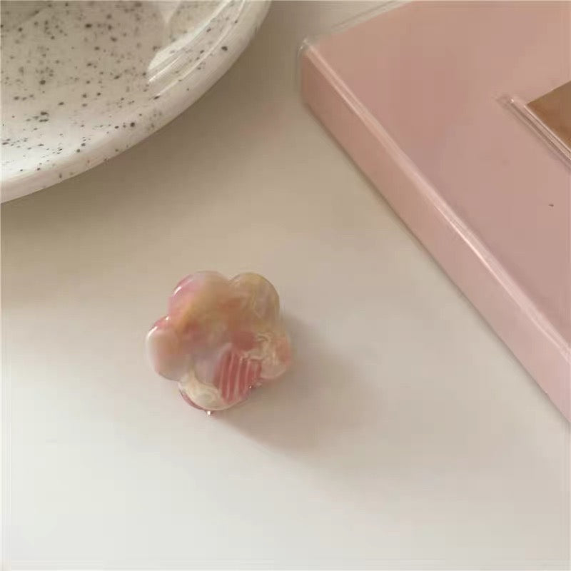 Mini Cloud Flower Claw Clip Set – 9pcs Pastel & Tortoise