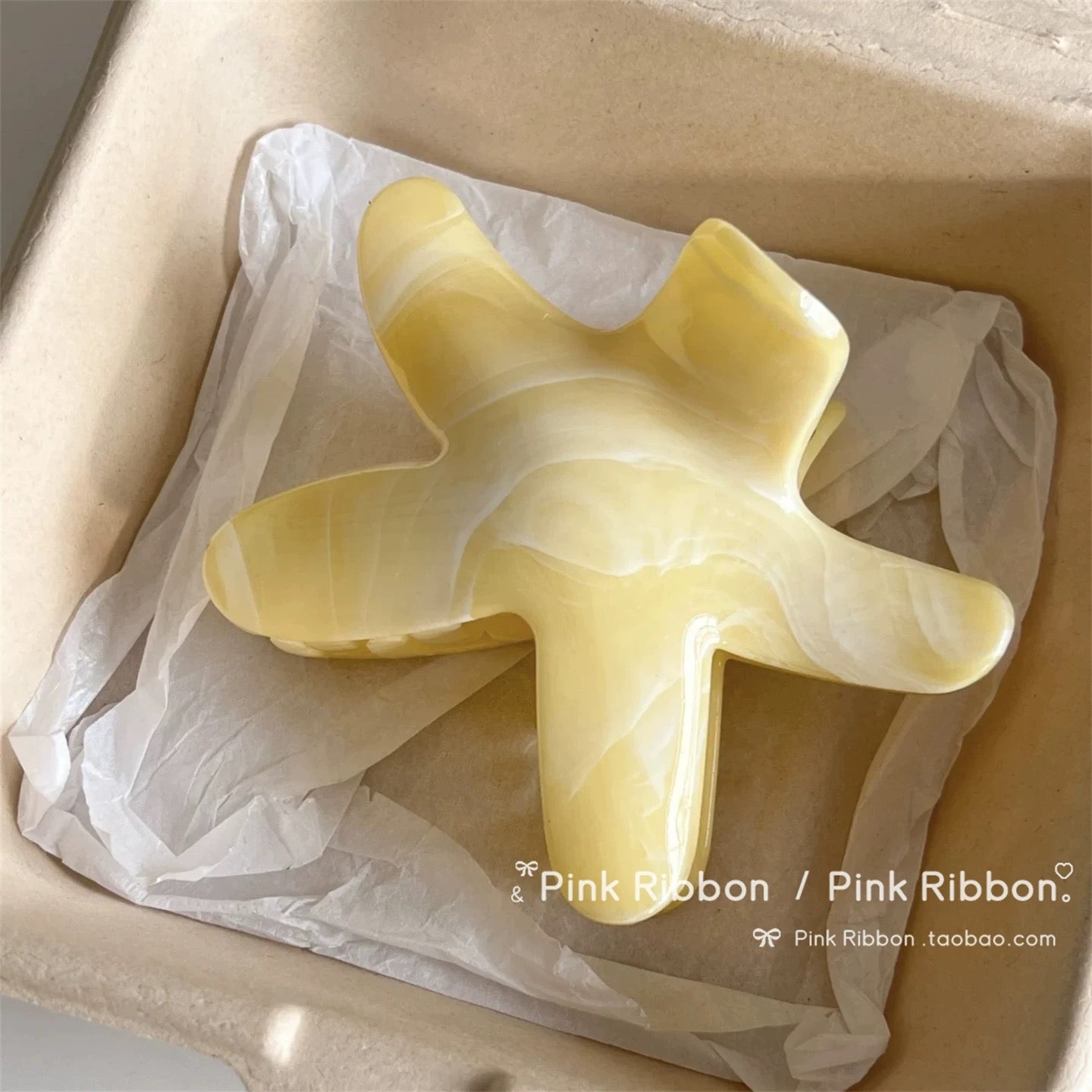 Yellow Flower Trio Hair Clip - 3 sets