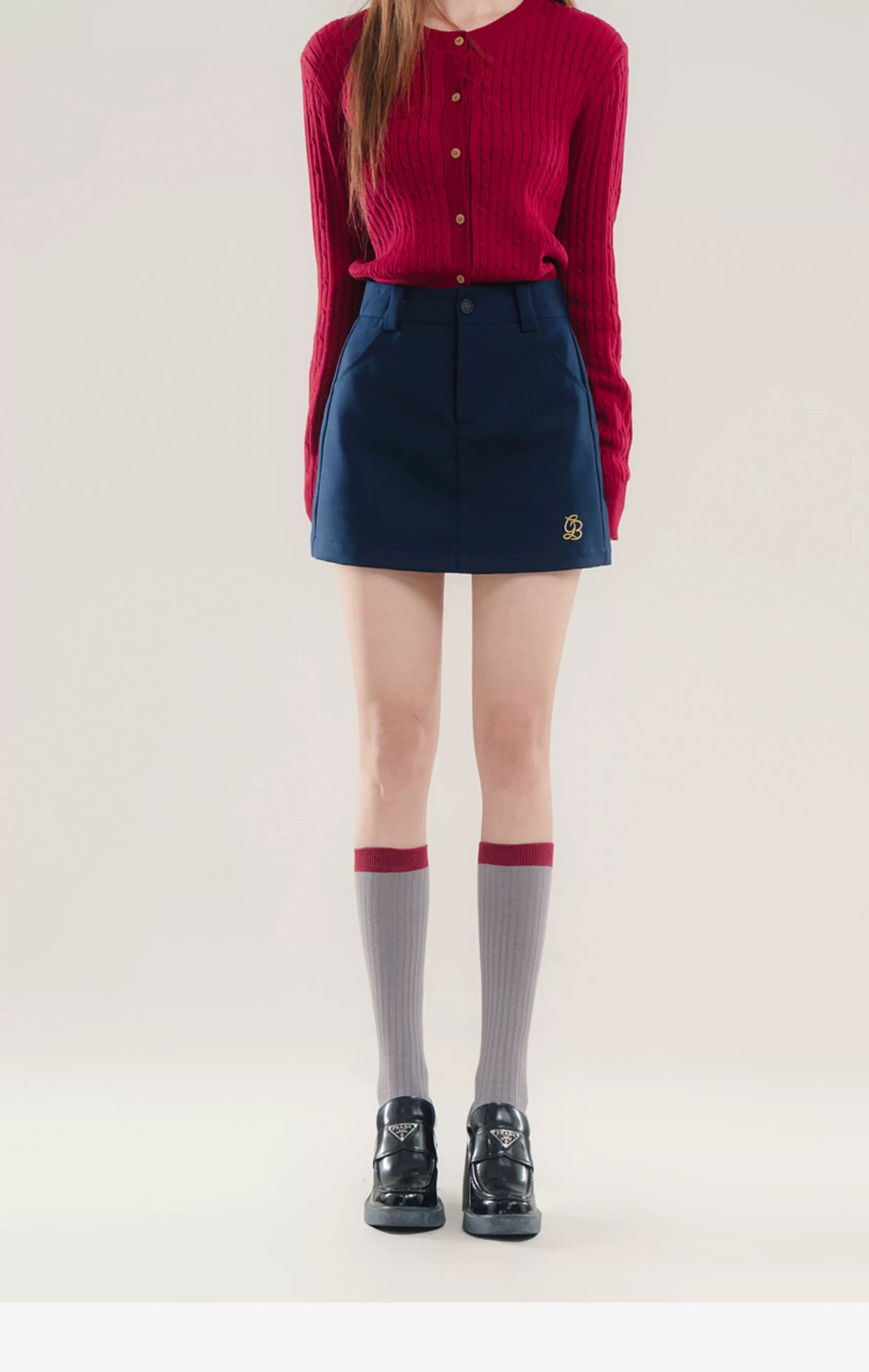 Monogramed Golf Mini Skirt