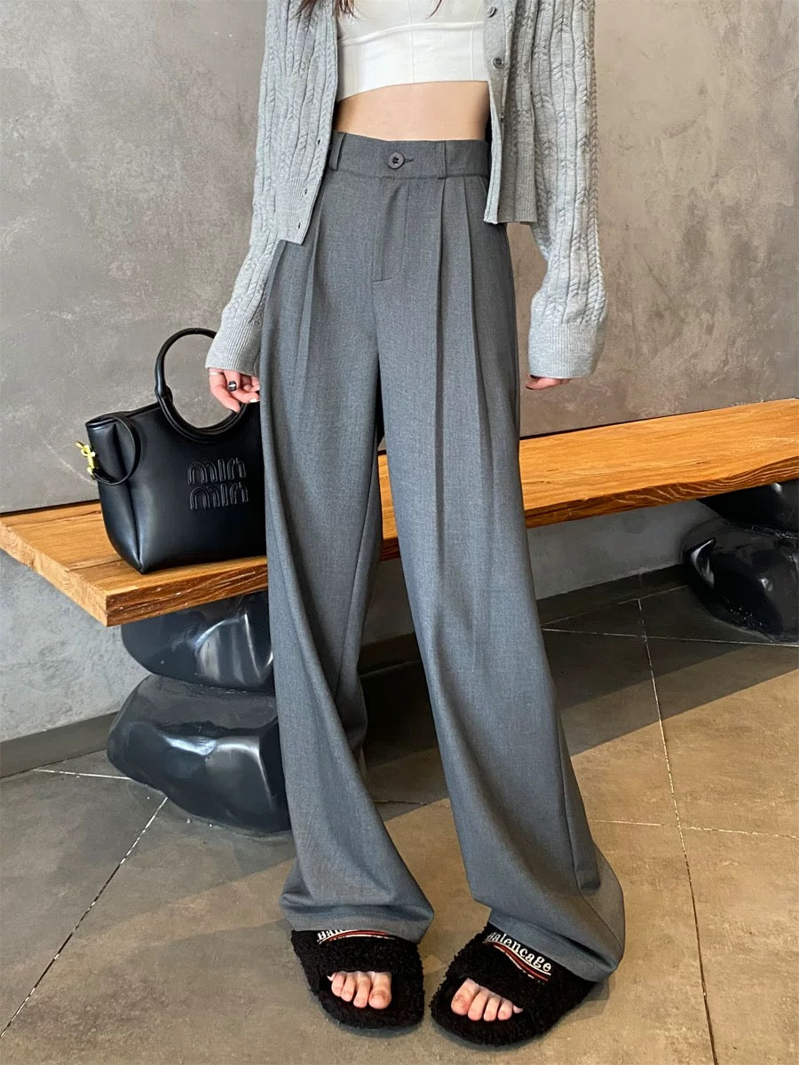 Women’s Wide Leg Pants – High Waist Elegant Trousers