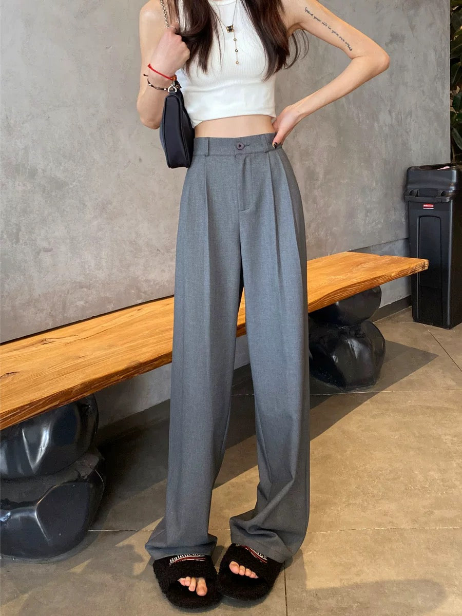 Women’s Wide Leg Pants – High Waist Elegant Trousers