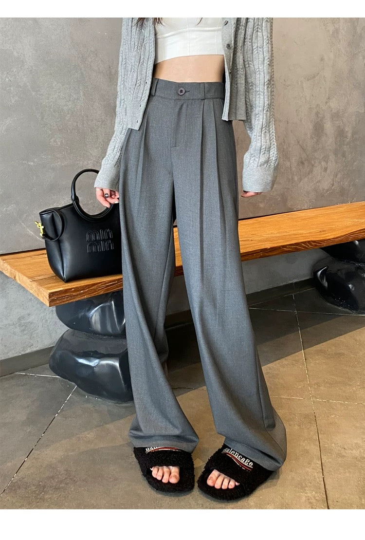 Women’s Wide Leg Pants – High Waist Elegant Trousers
