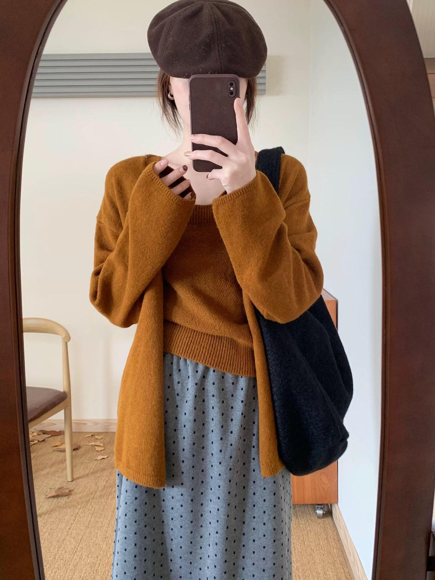 Mid length Knit Cardigan and Tank Top Set – Minimal Chic Outfit