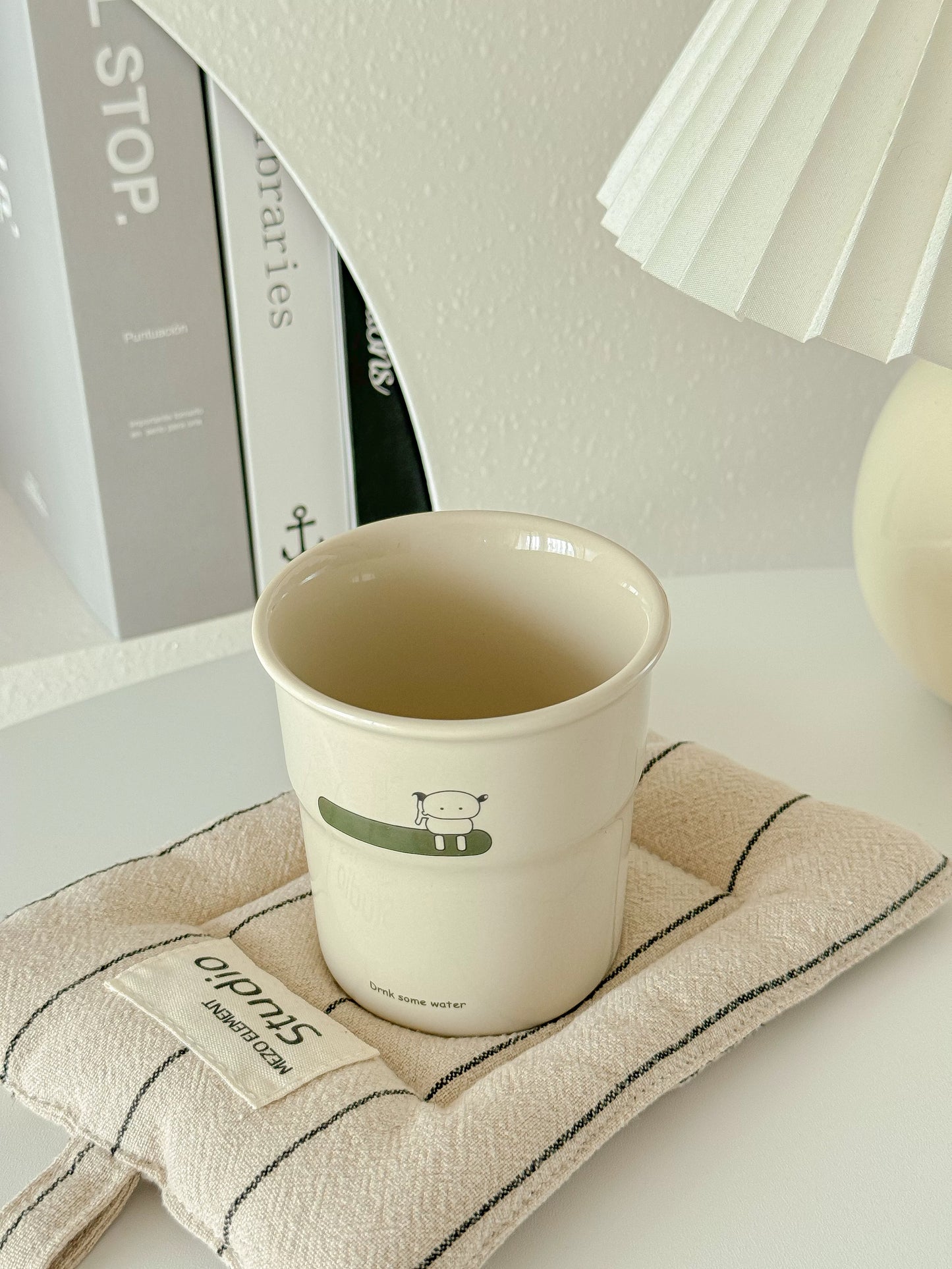 Cartoon Ceramic Cups – Drink Some Water Collection