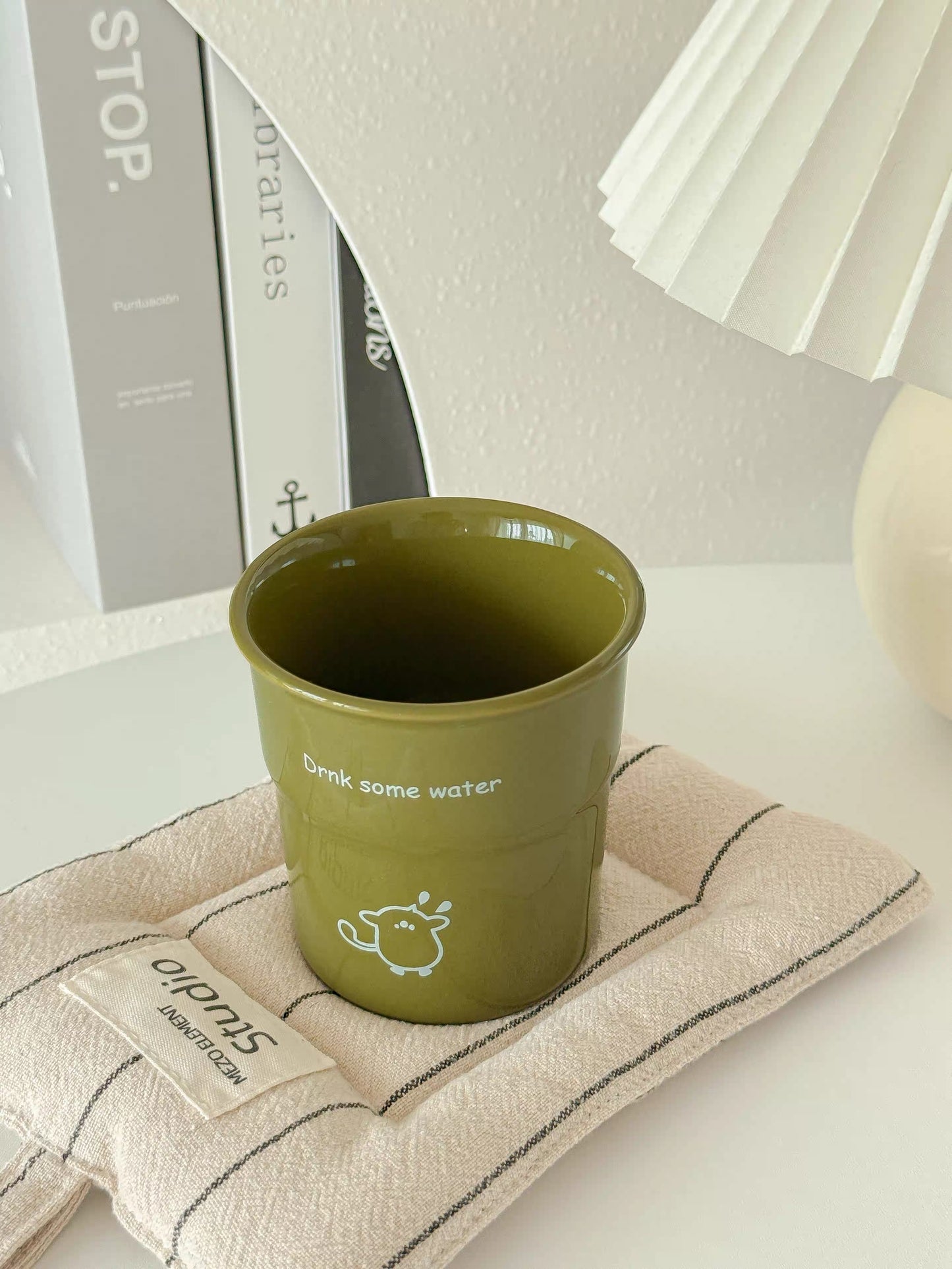 Cartoon Ceramic Cups – Drink Some Water Collection