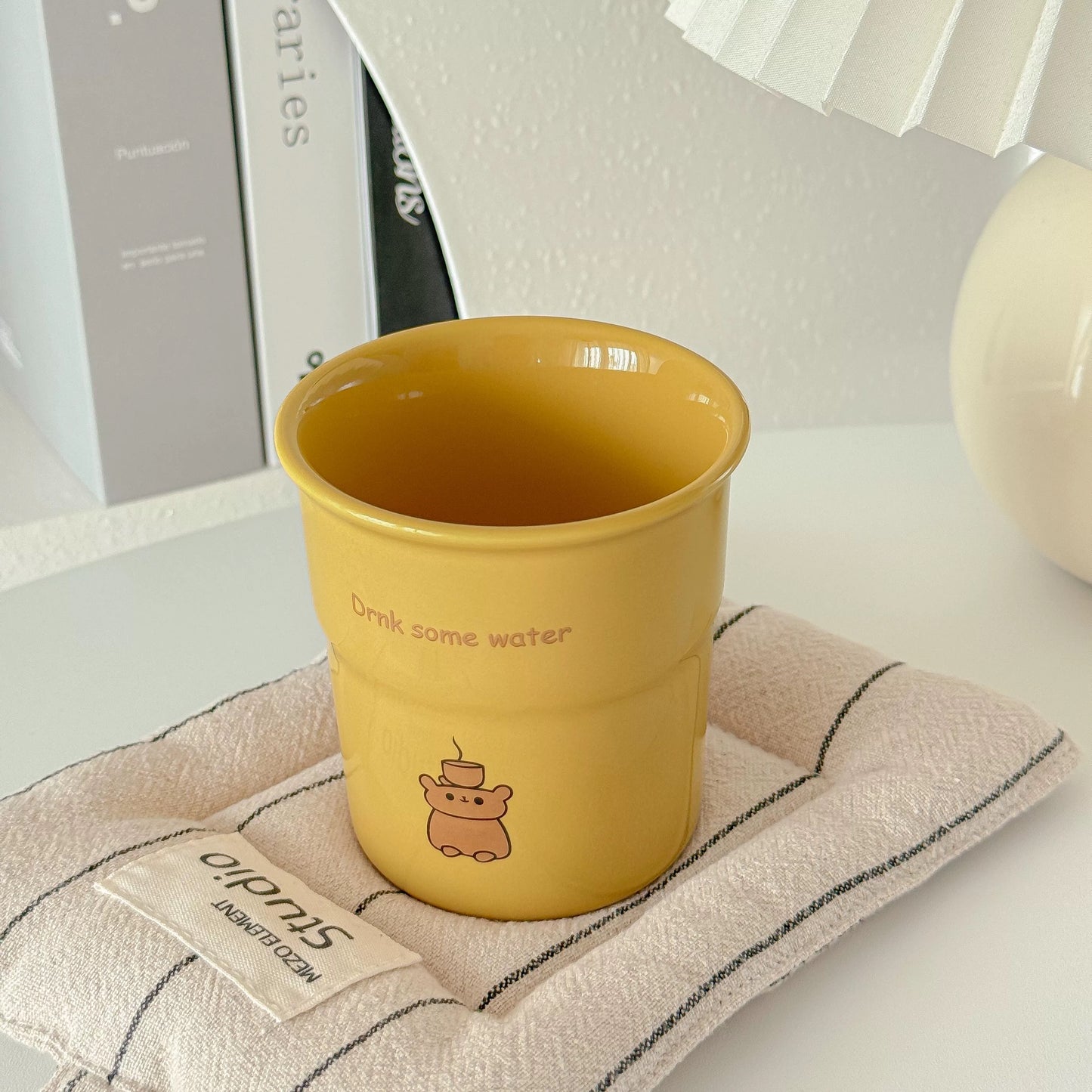 Cartoon Ceramic Cups – Drink Some Water Collection