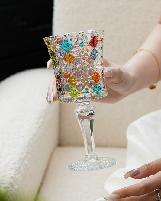 Rainbow Prism Crystal Stemware Collection