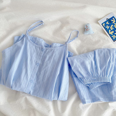 Light Blue Cami Pajama Set
