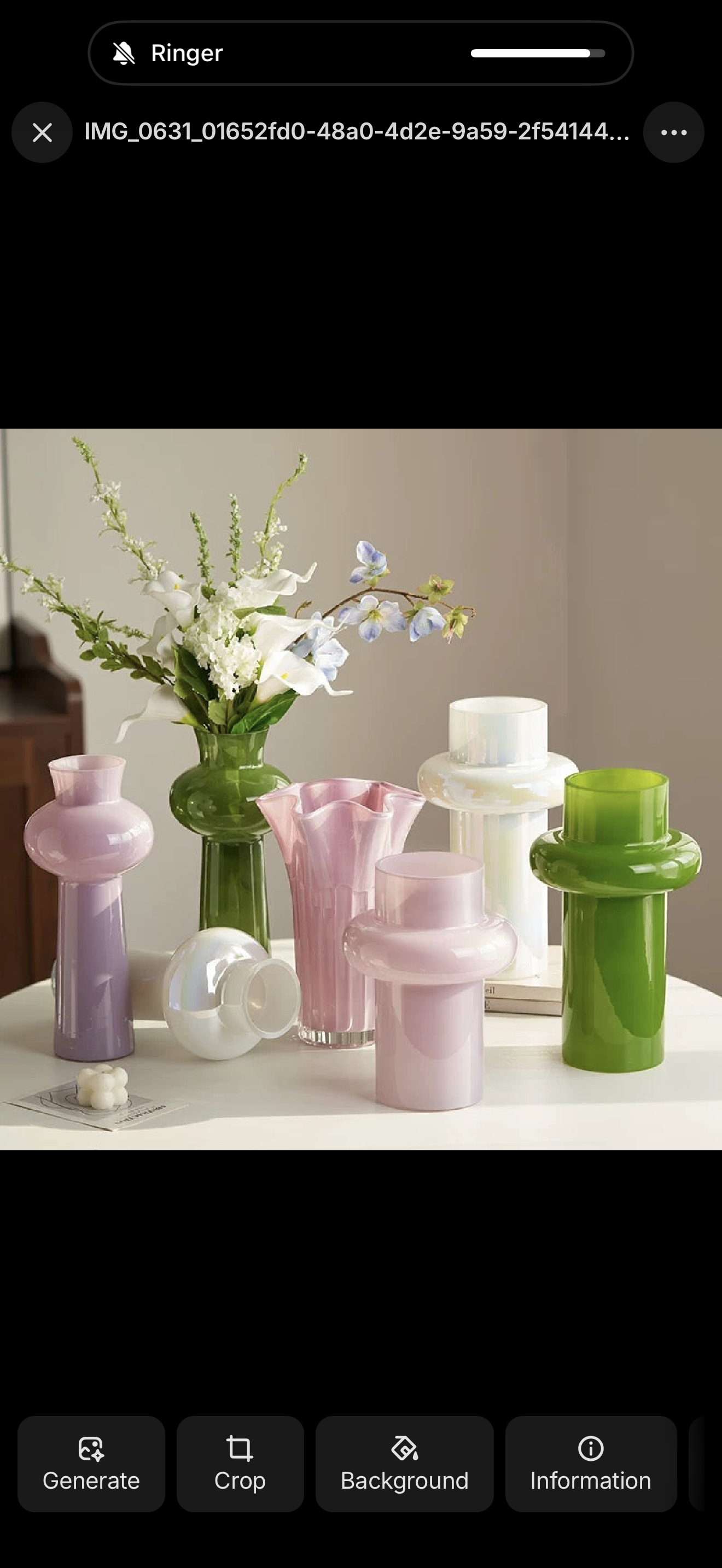 Pastel Art Glass Vase Collection — Modern Iridescent Pink, Green & Lilac Home Decor