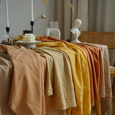 Sunset Gradient Linen Table Runner Collection (Brown)