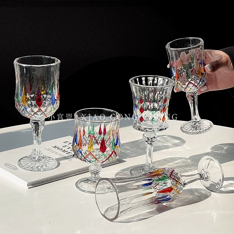 Rainbow Prism Crystal Stemware Collection