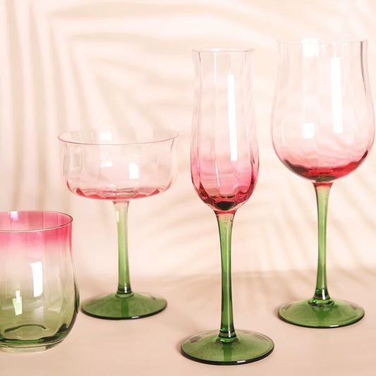 Sunset Gradient Stemware Collection - Set of 4
