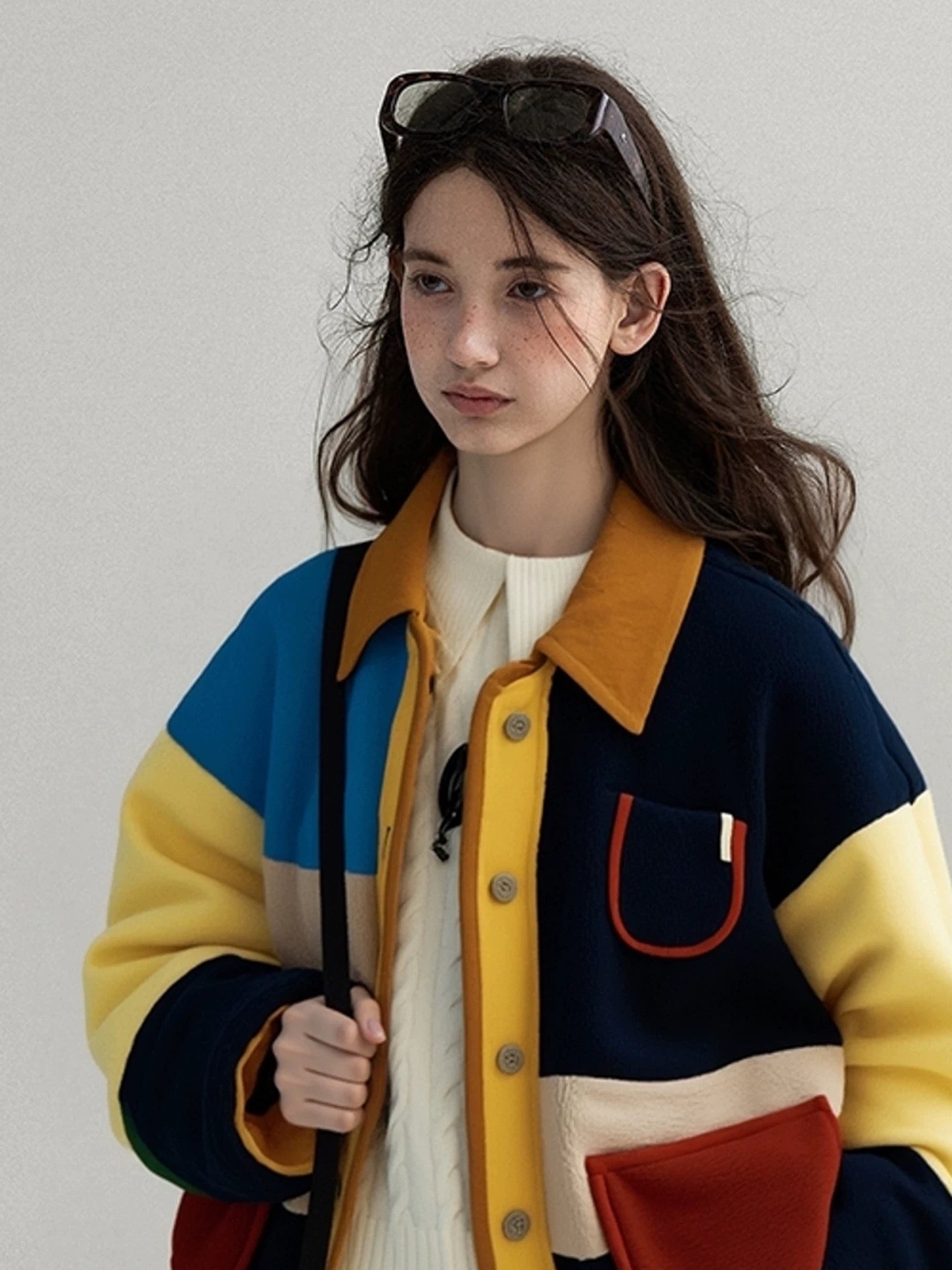 Colorblock Fleece Jacket