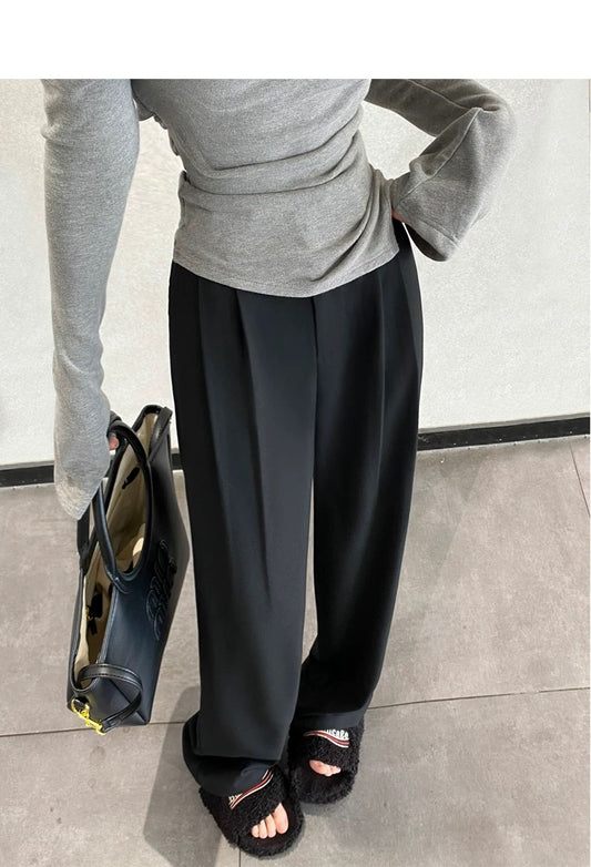 Women’s Wide Leg Pants – High Waist Elegant Trousers